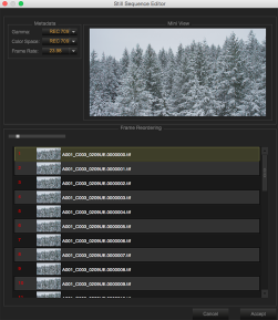 Still Sequence Editor